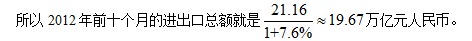 2021年行政职业能力测试每日一练（4.28）-资料分析